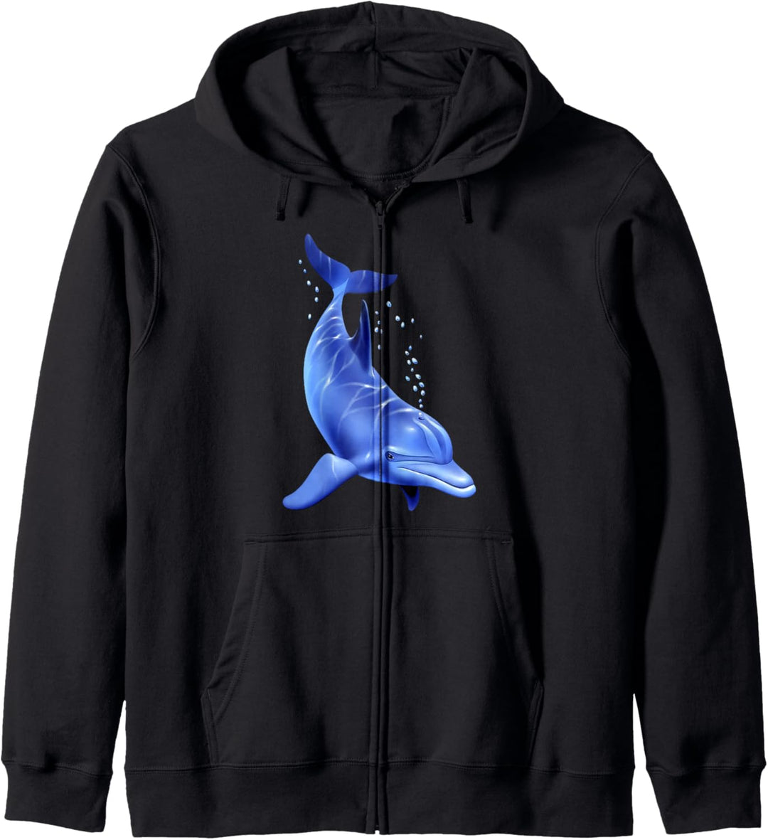 Blau-Delphin Meerestier rettet die Ozeane Kapuzenjacke