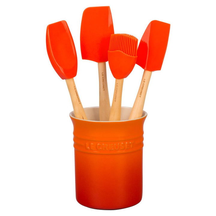 Le Creuset Classic Kochkellen-Set 5tlg. Craft (1.1 L), Ofenrot, 91057001090000, Ofenrot