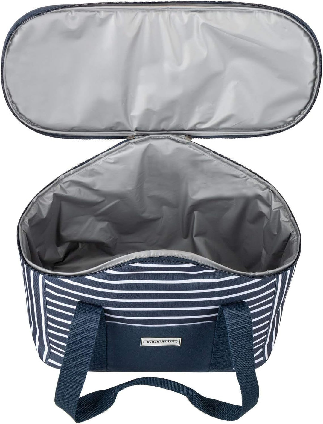 anndora Kühltasche 20 Liter - Farbwahl blau weiss navy, blau weiss navy