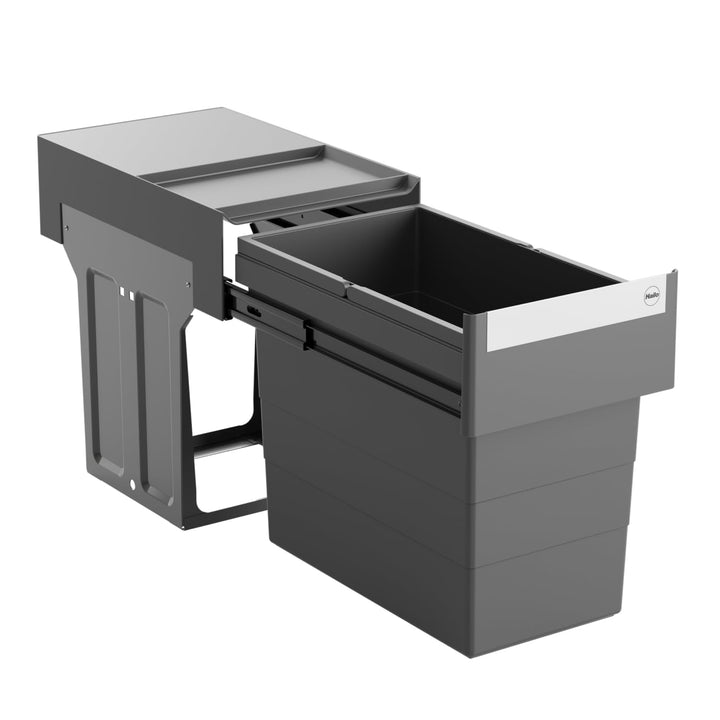 Hailo Abfallsammler 3666911 | Single Box 24 Liter Einbau-Mülleimer | für Unterschränke ab 30 cm Brei