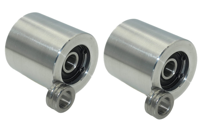 Set mit 2 CNC-gefrästen Bandschleifern für Messerschleifer Ø 50 mm - 55 mm