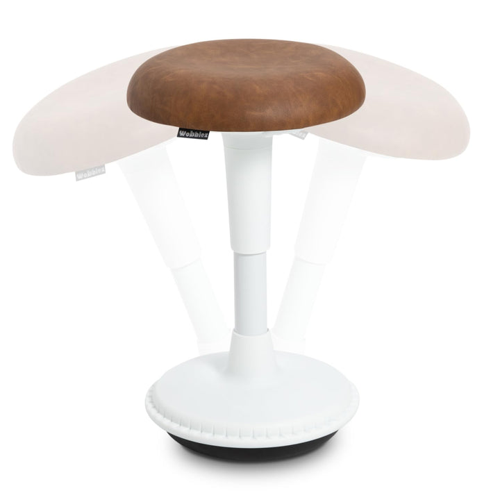 Wobblez ergonomischer Bürostuhl | Rückenschonender Wackelhocker Höhenverstellbar von 55-75 cm für ei