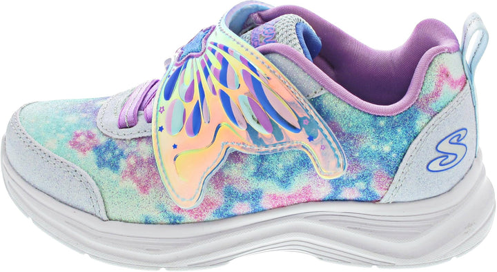 Skechers Mädchen Glimmer Kicks-Magical Wings Sneaker 30 EU Blau, 30 EU Light Blue Synthetic Lavender