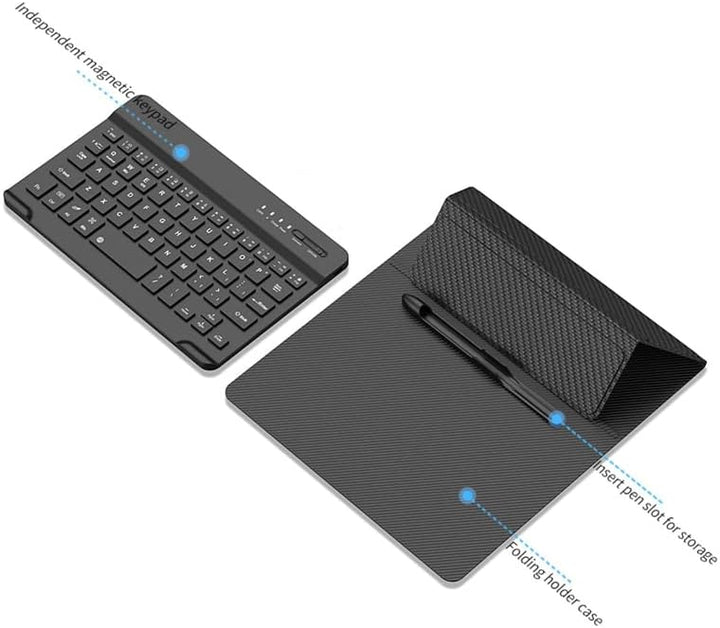 Custodia Magnetic Klapphüllen Ständer Folio Hülle,Keyboard,Pen Slot Kompatibel für Samsung Galaxy Z