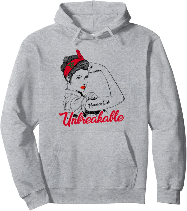 Marokko-Mädchen-Neuheits-Geschenk-Marokko-Flaggen-Kleidung Pullover Hoodie