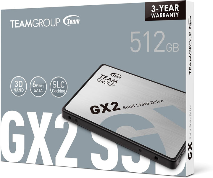 Team Group GX2 Solid-State-Disk (512 GB, SATA 6 GB/s) 512 GB Grand (GX2), 512 GB Grand (GX2)
