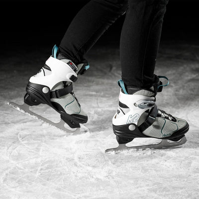 K2 Skates Damen Schlittschuhe ALEXIS ICE BOA FB , gray - blue, 25G0910 gray - blue EU: 40 (UK: 6.5 /