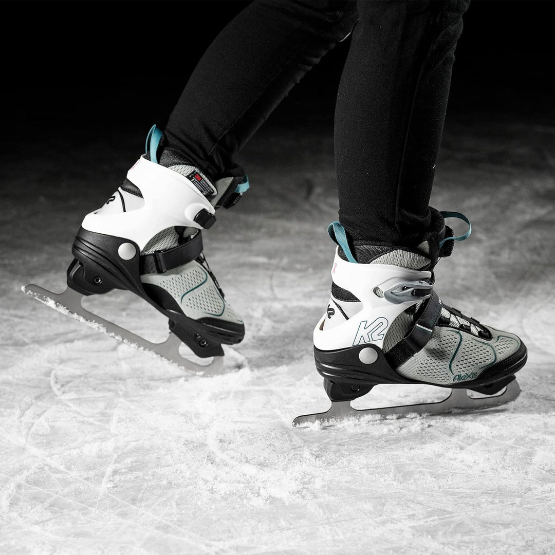 K2 Skates Damen Schlittschuhe ALEXIS ICE BOA FB , gray - blue, 25G0910 gray - blue EU: 38 (UK: 5 / U