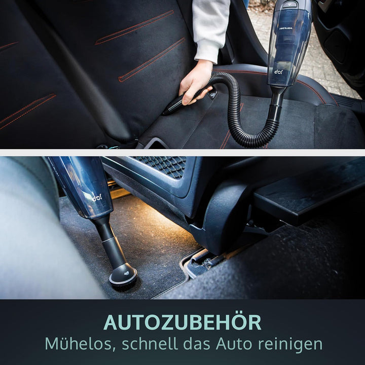 JAP Handstaubsauger Akku S3 - Testsieger Beutellos Handsauger Kabellos - 10000pA 22.2V - Nass Trocke