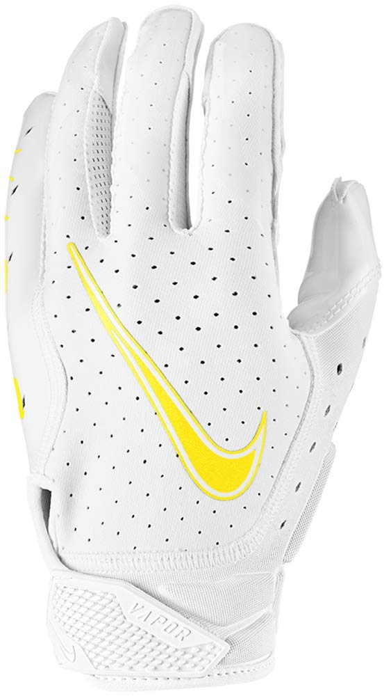 Nike Herren Vapor Jet 6.0 Fussball Receiver Handschuhe Gelb,Weiss/opti S, Gelb,Weiß/opti S