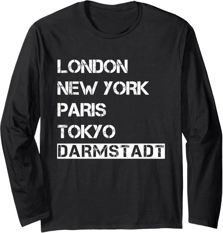 Meine Stadt! Geburtsort & Heimatliebe Darmstadt Langarmshirt