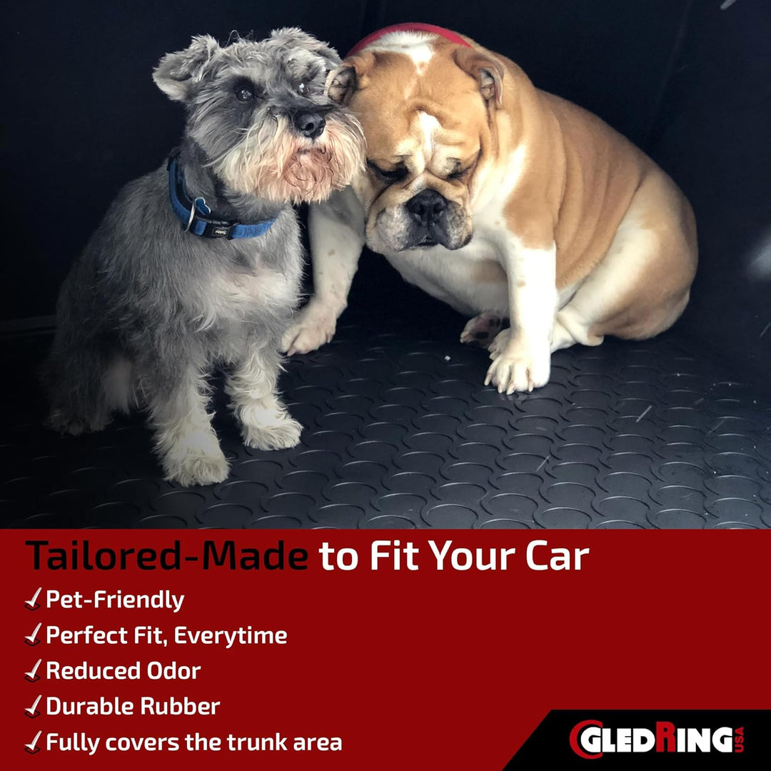 Gledring Rubbasol (Gummi) Kofferraumwanne kompatibel mit Volvo XC90 II (5-Personen) 2015- Kofferraum