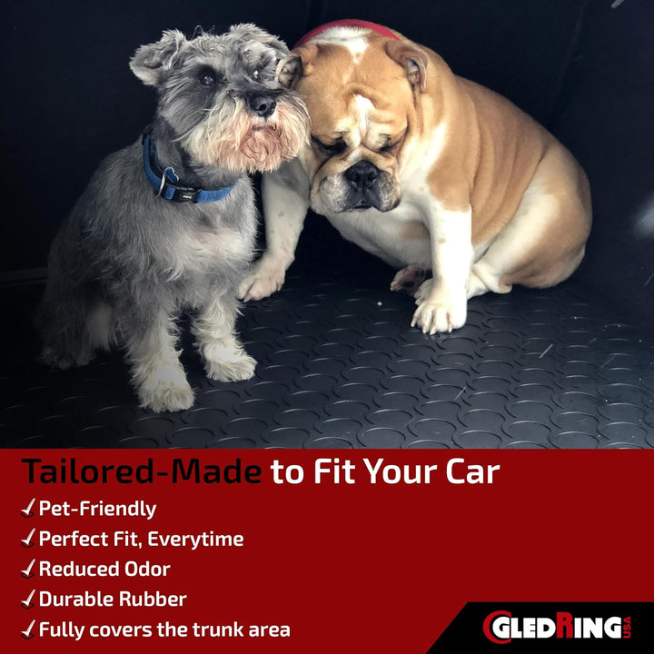 Gledring Rubbasol (Gummi) Kofferraumwanne kompatibel mit Nissan Qashqai III (J12) 2021- (Höhe variab