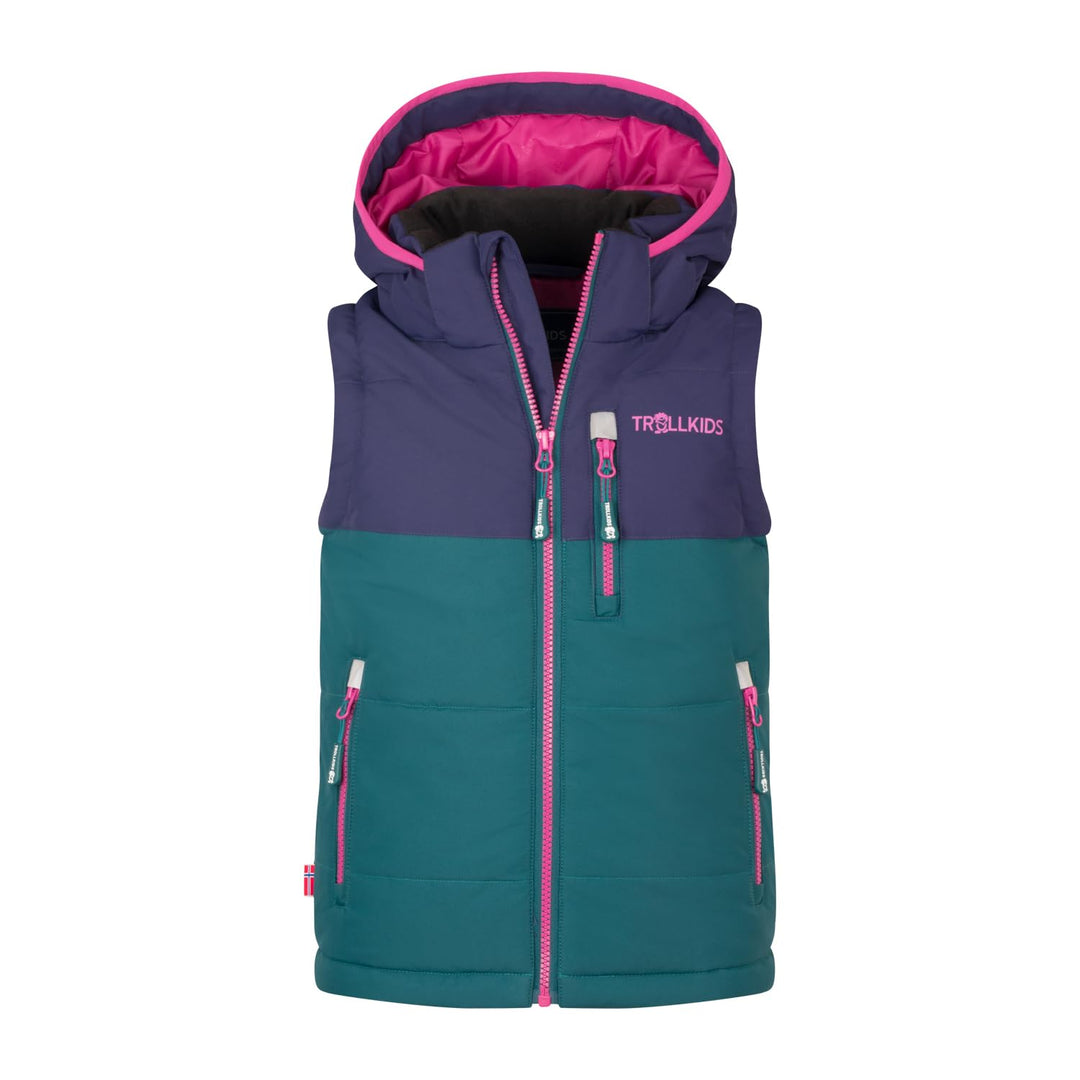Trollkids Kids Narvik Vest XT 92 midnight petrol, 92 midnight petrol