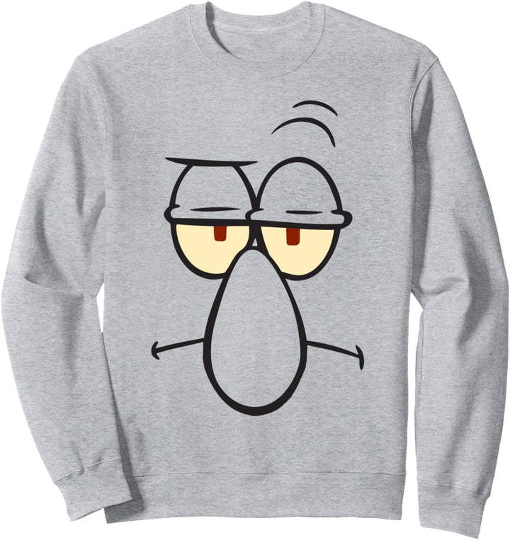 SpongeBob Schwammkopf Squidward grosses Gesicht Sweatshirt