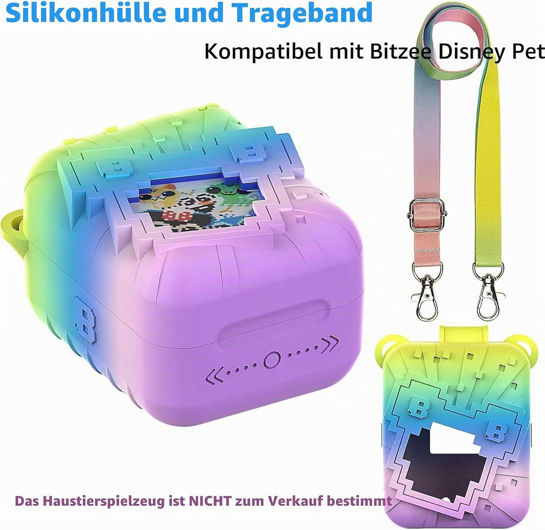 Silicone Schutzgehäuse für Bitzee Disney Interaktives Spielzeug Digitales Haustier, Schutzhülle für