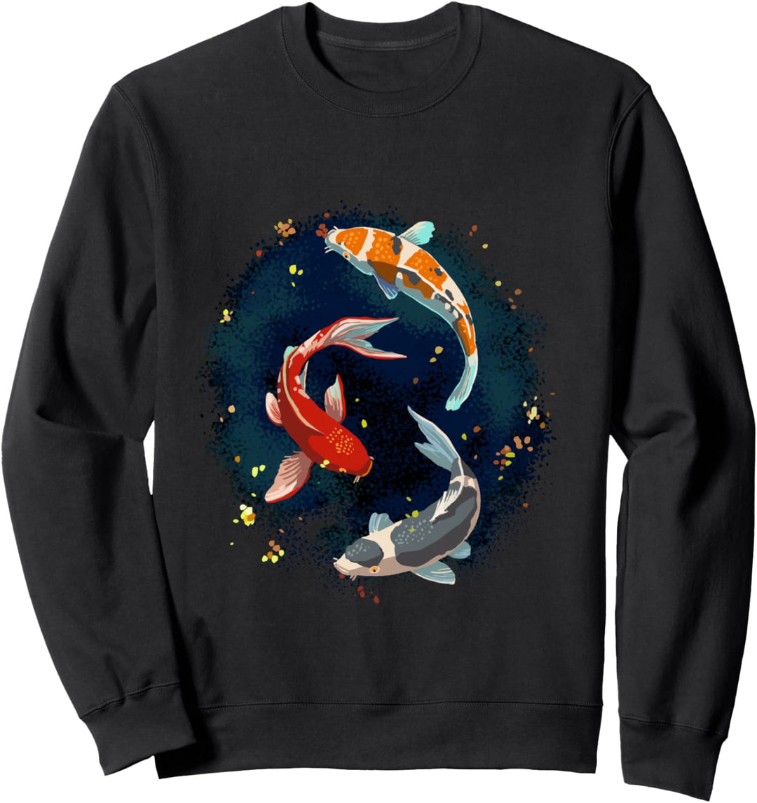 Japanische Koi Fische I Koi Karpfen Teich Japan Sweatshirt