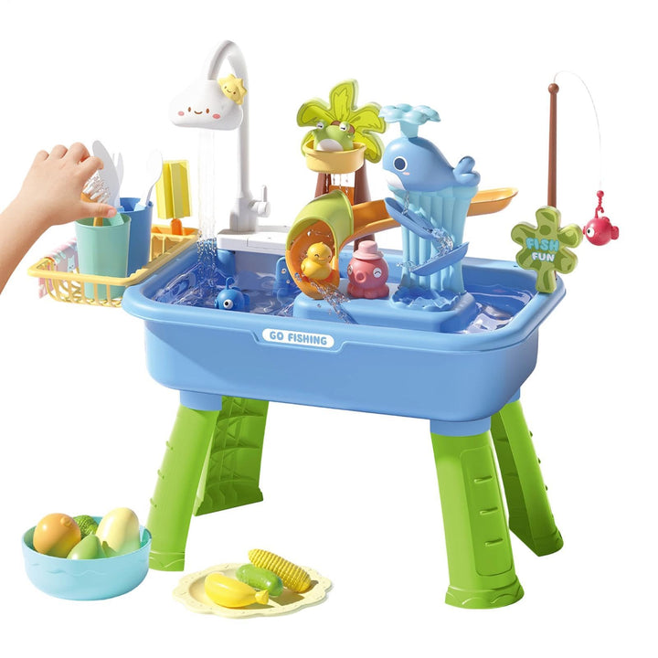 Outdoor Wassertisch Für Kinder | Pädagogisches Sensorik Spielset | Wasserspielzeug Für Mädchen Vorsc