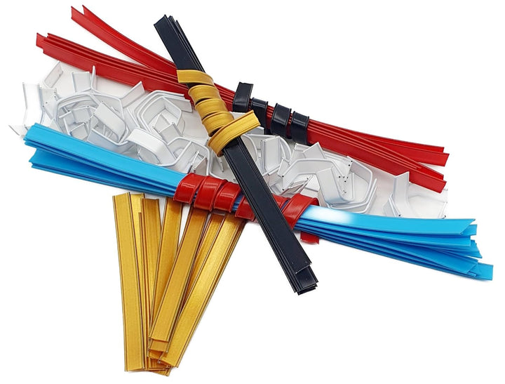 Premium Clipband Rolle aus Kunststoff Draht 2/7 500m (Weiss), Weiss