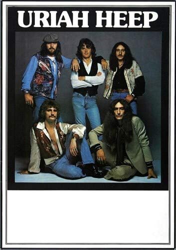 Uriah Heep - High and Mighty, 1976 » Konzertplakat/Premium Poster | Live Konzert Veranstaltung | DIN