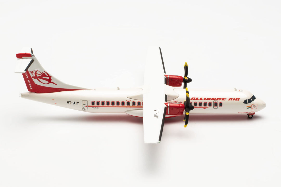 herpa 571630 Alliance Air Modellflugzeug ATR-72-600 VT-AIY Massstab 1:200-Modellbau Flugzeug, Flugze
