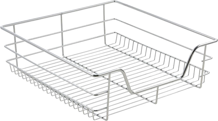 [en.casa] Teleskopschublade 2er Set 60cm Schrankbreite Küchenschublade inkl. Schienen Einbauschublad