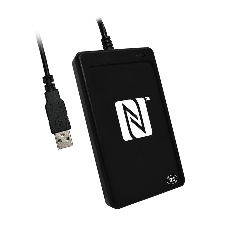 ACS ACR1252U-M1 USB Näherer NFC III Kartenleser NFC Tag Contactless Card Reader Writer, Schwarz (USB