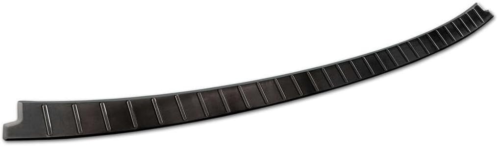 Avisa Schwarz Edelstahl Heckstossstangenschutz kompatibel mit Dacia Jogger 2022- 'Ribs'