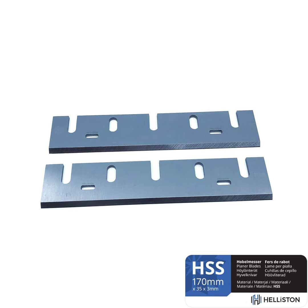 HSS Hobelmesser 170mm für Makita 1806, 1806B, 170 x 35 x 3 mm (2 Stück)