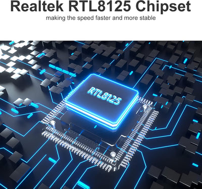 10Gtek M.2 A+E Key 2.5G Gigabit Ethernet Network Card, 18-cm Cable Length 2.5G(M.2 A+E Key) 1-RJ45,