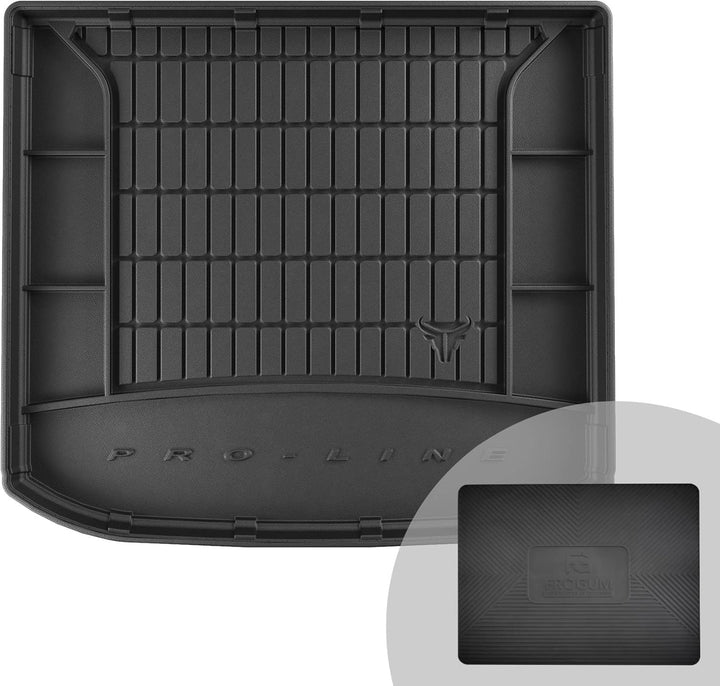 FROGUM ProLine 3D Gummimatte Exklusive Auto Kofferraummatte Kofferraumwanne für SEAT Toledo III 2004