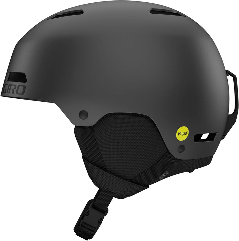 Giro Herren Ledge MIPS Skihelm S Matt-Graphit/schwarze Wortmarke, S Matt-Graphit/schwarze Wortmarke