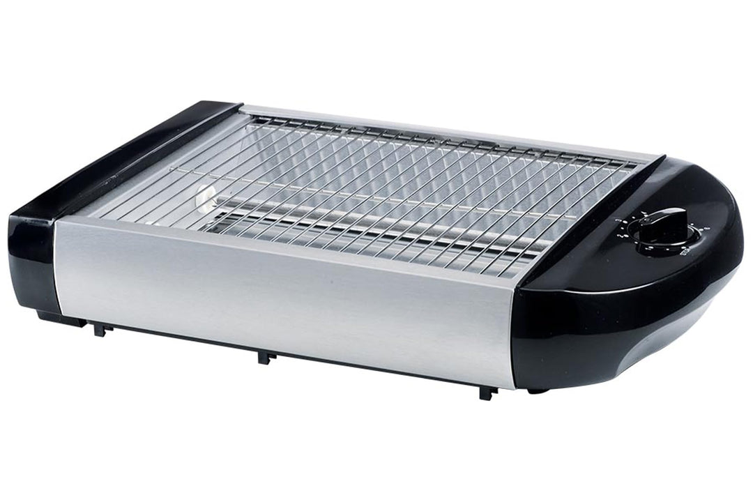 EPIQ 80001213 Flach-Toaster, Tisch-Röster, Edelstahl-Design, Sandwiches, Baguette, 600 Watt Leistung