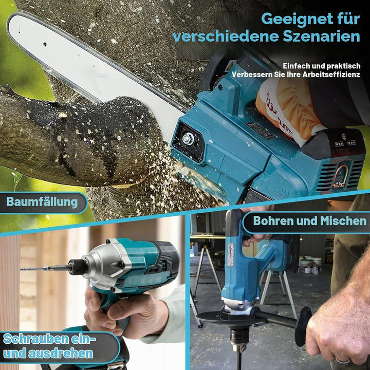 2 Stück 18V 8.0Ah Akku für Makita Li-ion Ersatzakku 8000mAh BL1860B BL1860 BL1850 BL1850B BL1840B BL