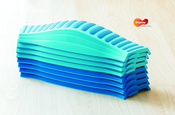 Weplay KT0009-00B - Regenbogen Wege, blau, thermoplastischer Kunststoff