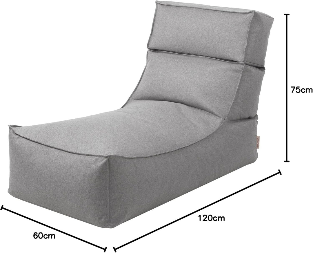 Blomus Outdoor-Lounger -Stay- Sonnenliege Bodenkissen Wasserfest (Stone) Stone One size, Stone One s