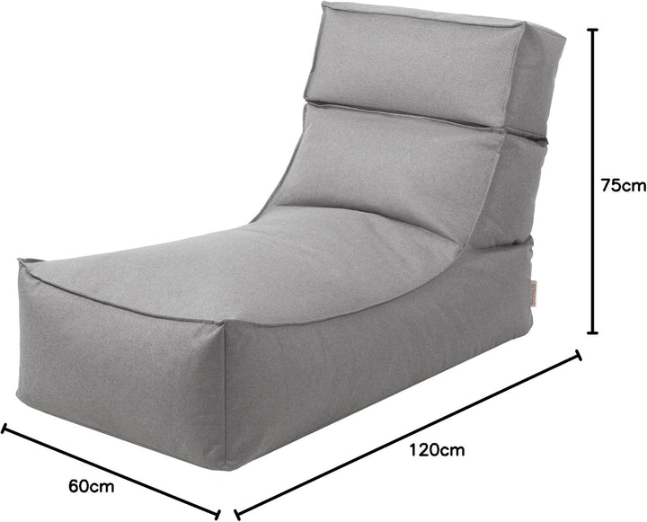 Blomus Outdoor-Lounger -Stay- Sonnenliege Bodenkissen Wasserfest (Stone) Stone One size, Stone One s
