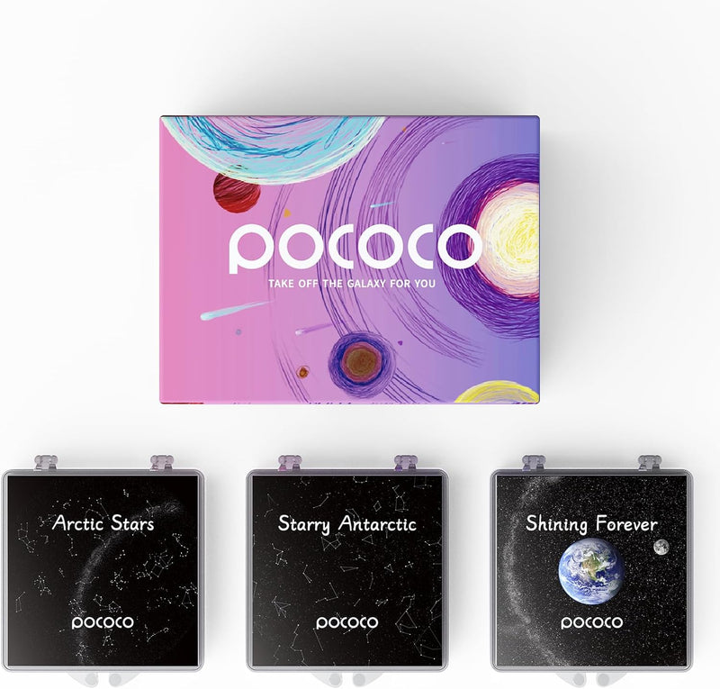 Realistische Scheiben Star - Discs für POCOCO Galaxy Lite Star Projector Home Planetarium, 5k Ultra