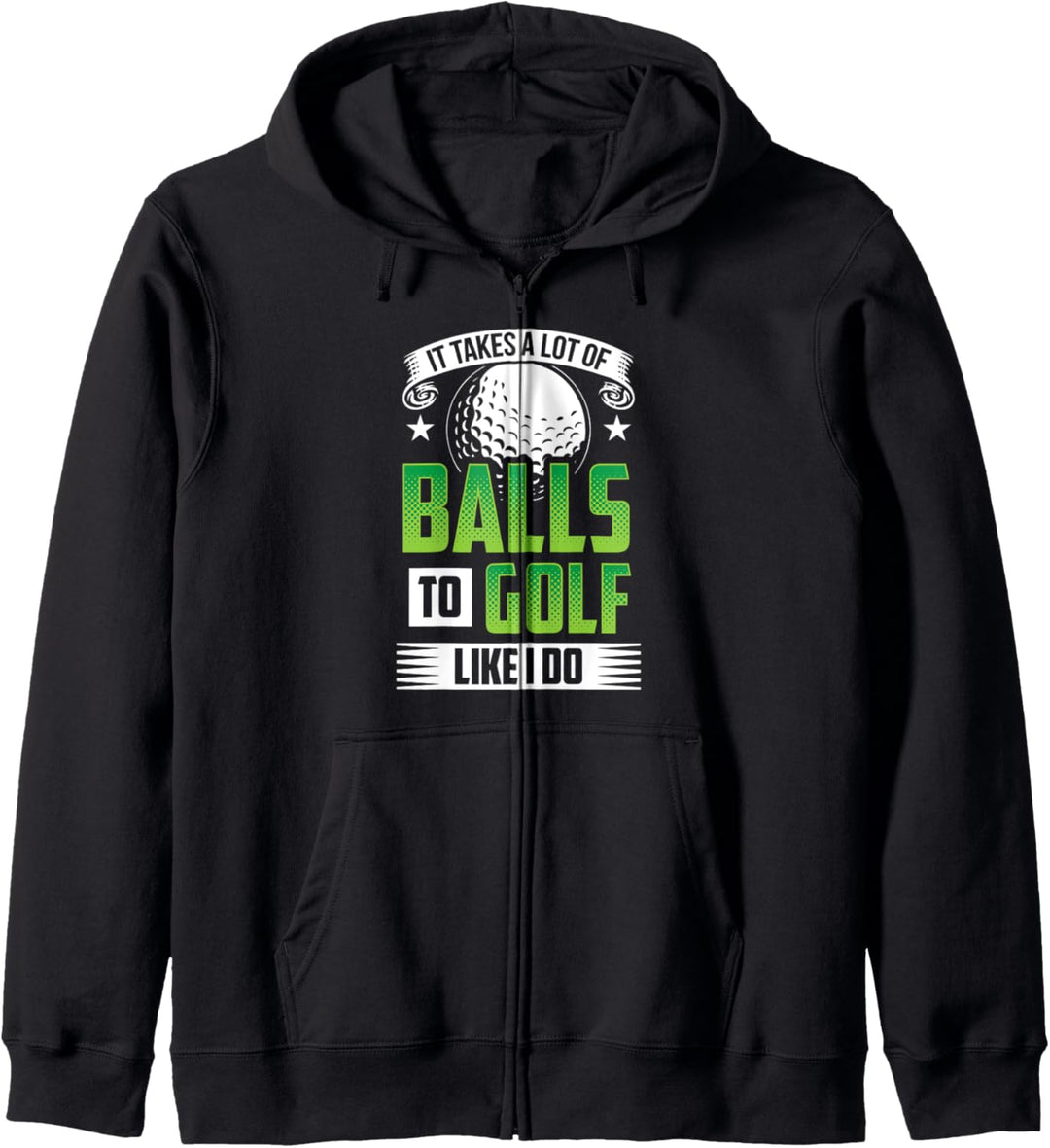 Lustiges Golf Golfspieler Golfer Sprüche Golfsport Geschenk Kapuzenjacke
