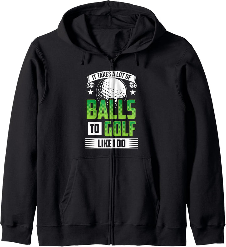Lustiges Golf Golfspieler Golfer Sprüche Golfsport Geschenk Kapuzenjacke