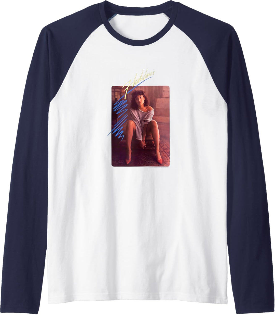Flashdance Alex Owens Classic Poster Raglan
