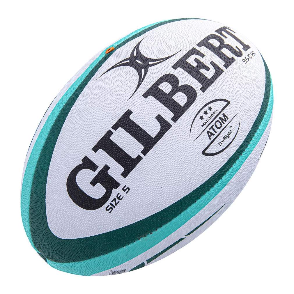 Gilbert Atom Match Rugbyball, Blau grün 5