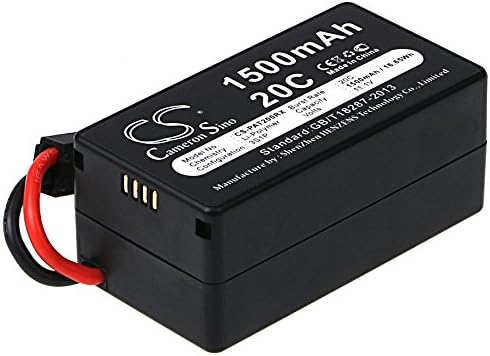 Cameron Sino 1500 mAh/16.65 WH Recargable Kompatibel mit Parrot AR. Drone 1.0, AR. Drone 2.0, AR. Dr