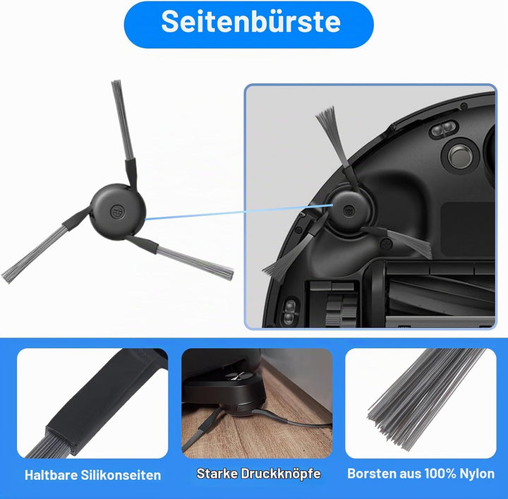 Zubehörset für Dreame X40 Ultra Complete/ X40 Ultra/ L40 Ultra/ X40 Master/Mova P50 Pro Ultra, 1*Rol