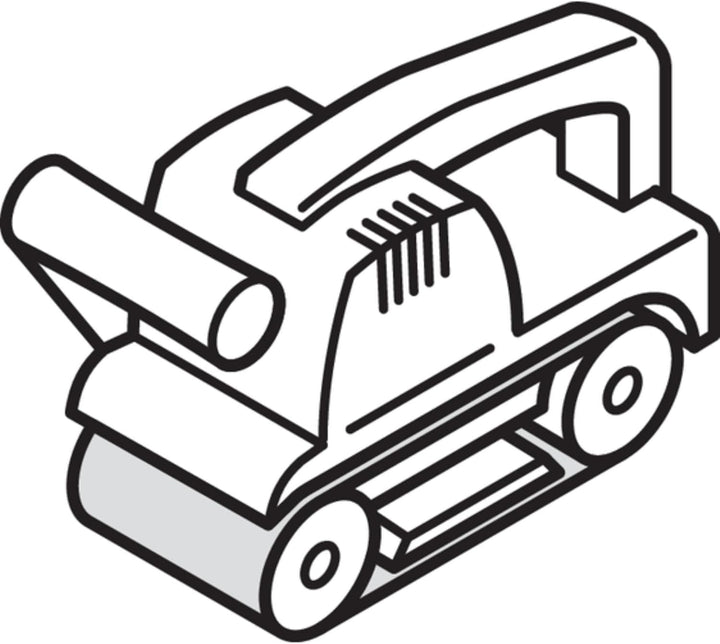10 x Klingspor Schleifbänder LS 309 XH Hobbänder, 100 x 560 mm Korn 100 F5 Art.: 4475