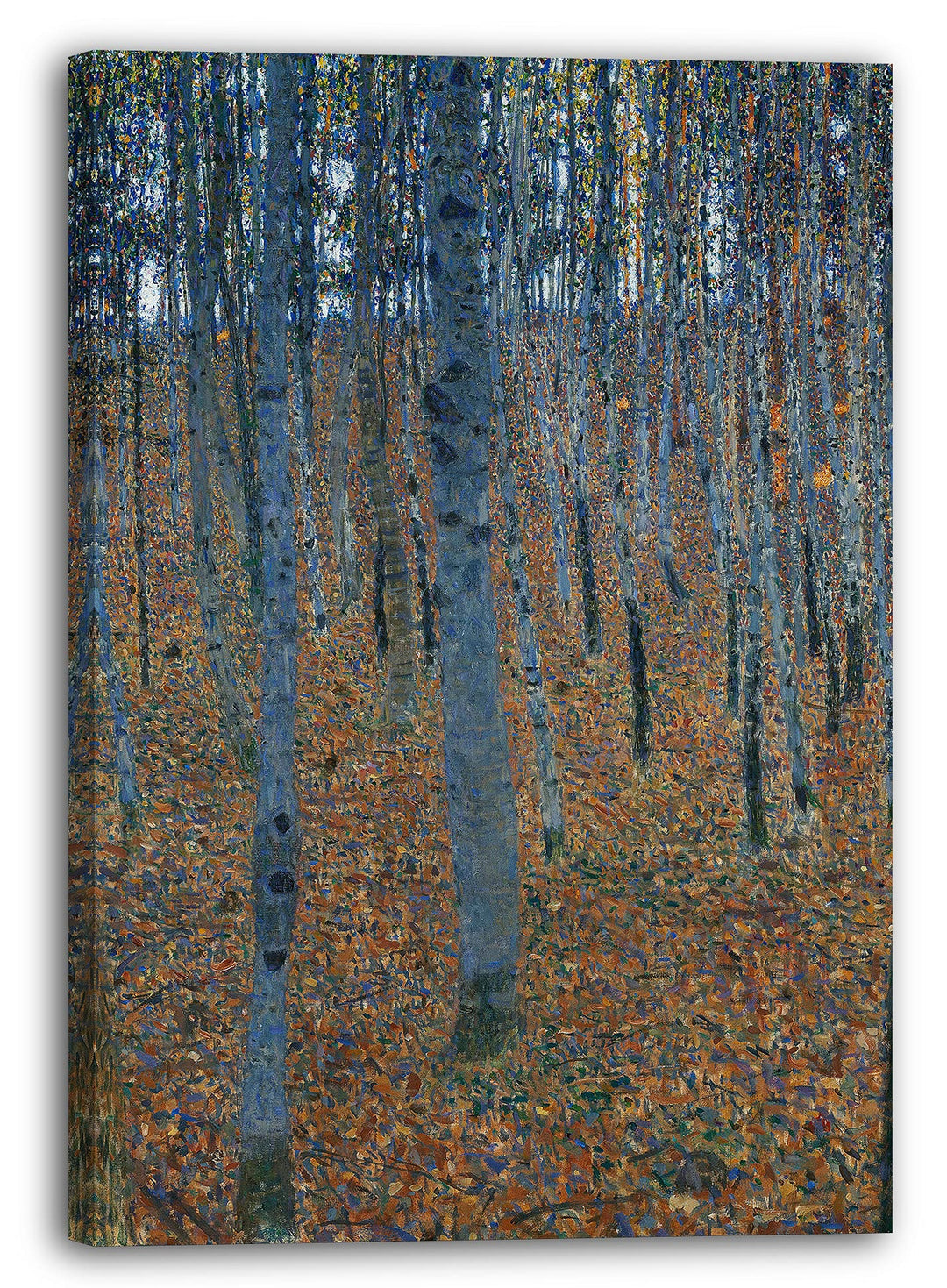 Printed Paintings Leinwand (60x80cm): Gustav Klimt - Buchenwald I (1902) 60x80 cm, 60x80 cm