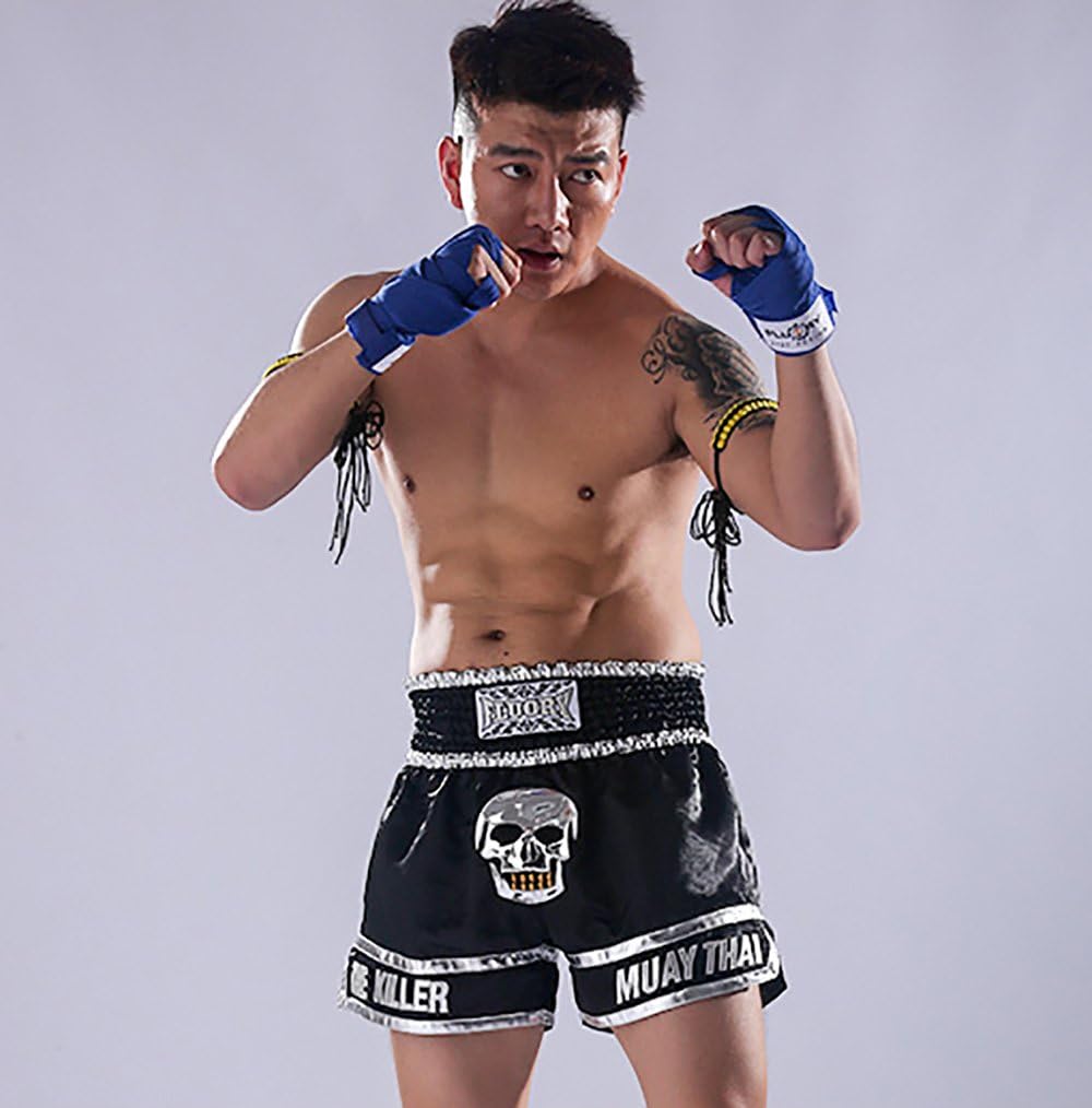 FLUORY Muay Thai-Shorts, MMA Fight Shorts, Trainingskleidung, Käfig, Grappling, Kampfsport, Kickboxe