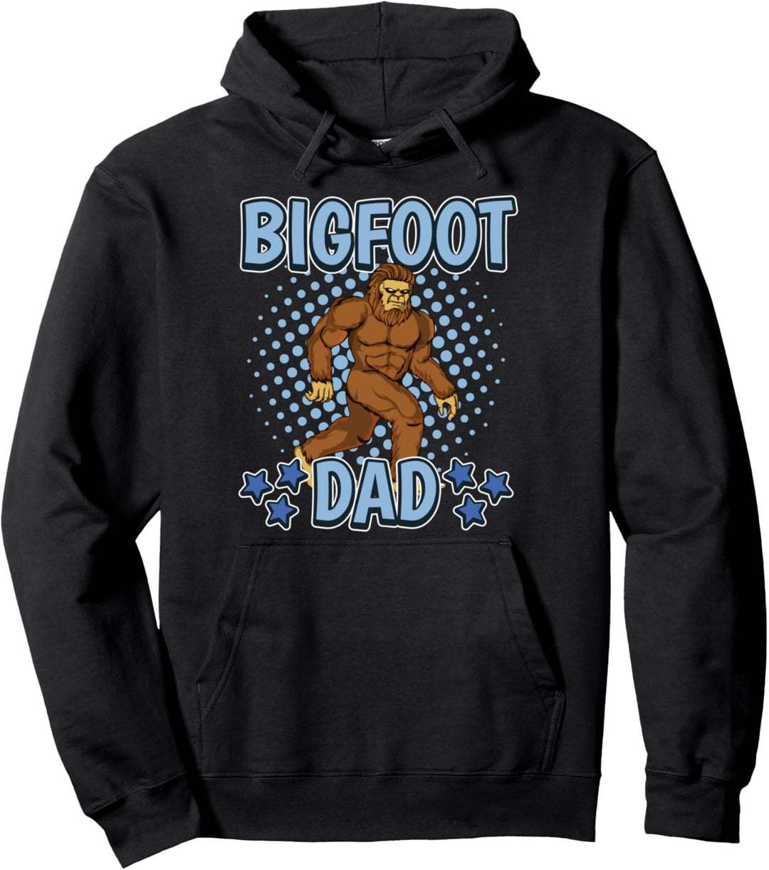 Bigfoot Papa Bigfoot Dad Vatertag Bigfoot Pullover Hoodie