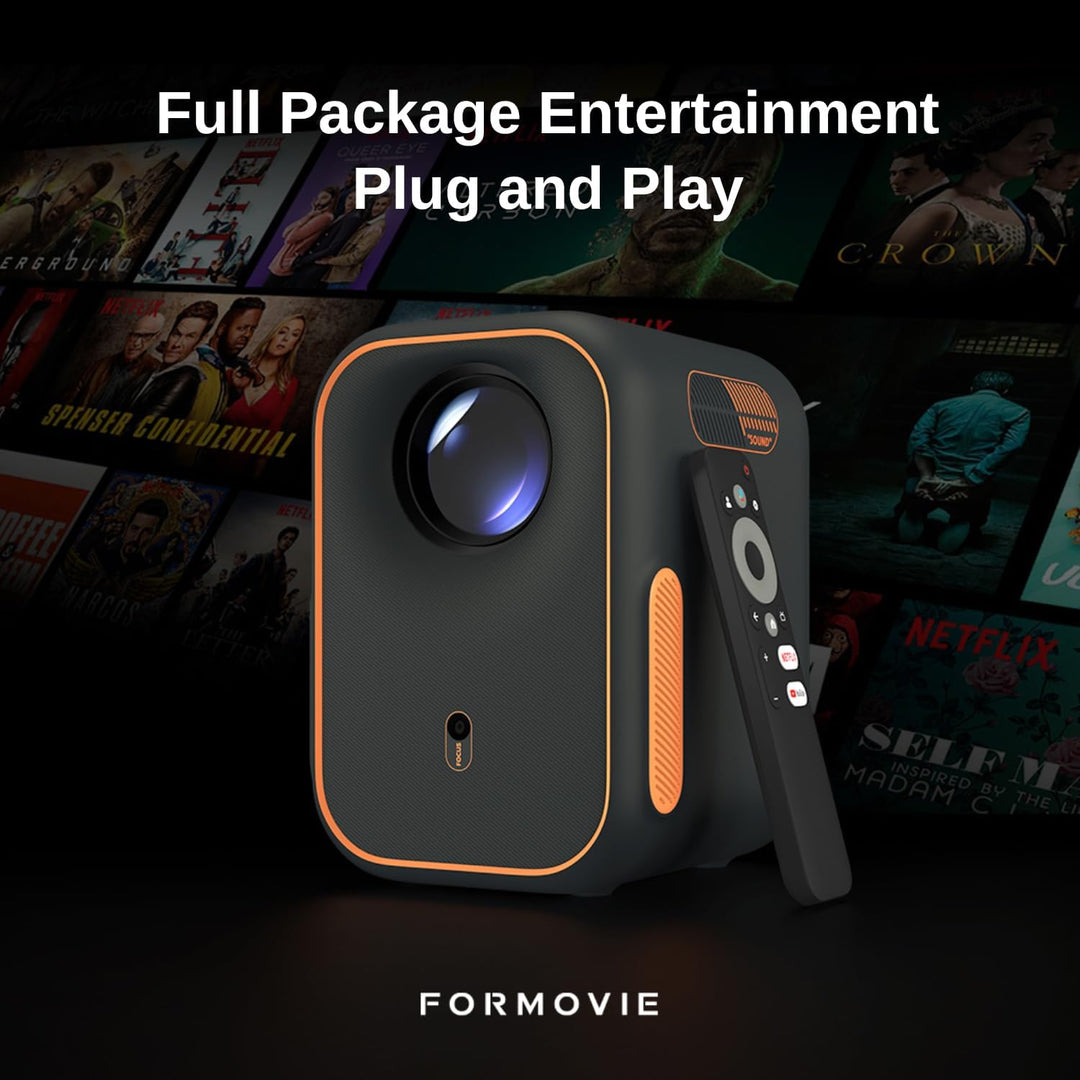 [Netflix Zertifiziert] Formovie Xming Episode One, Beamer Projektor mit WiFi Bluetooth, Netflix Goog