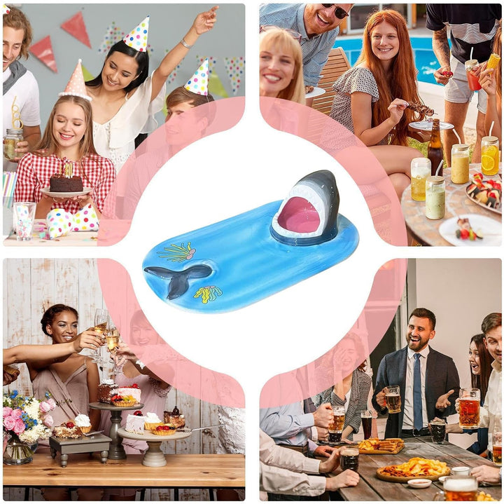 Sushi-Teller – Keramikgeschirr, Hai-Taco-Halter mit einzigartigem Design, spülmaschinenfestes Geschi